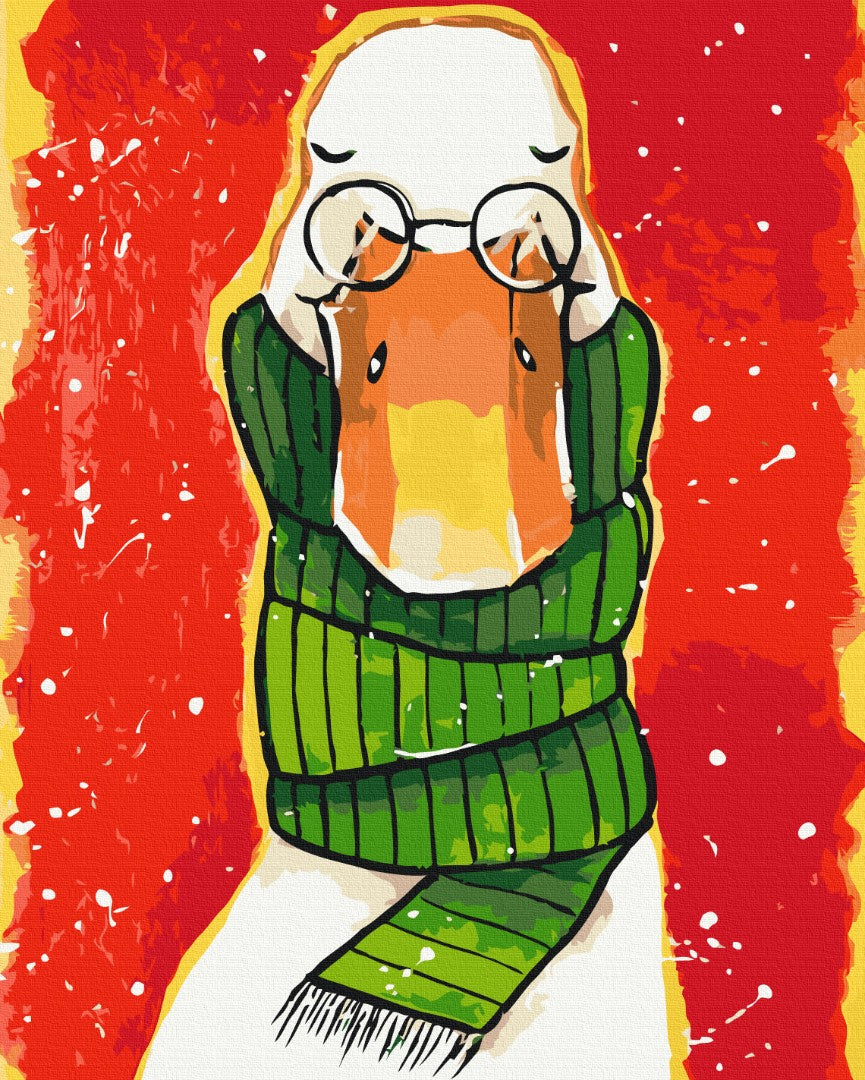 Painting by numbers Warm scarf © ANNART (BS53873)