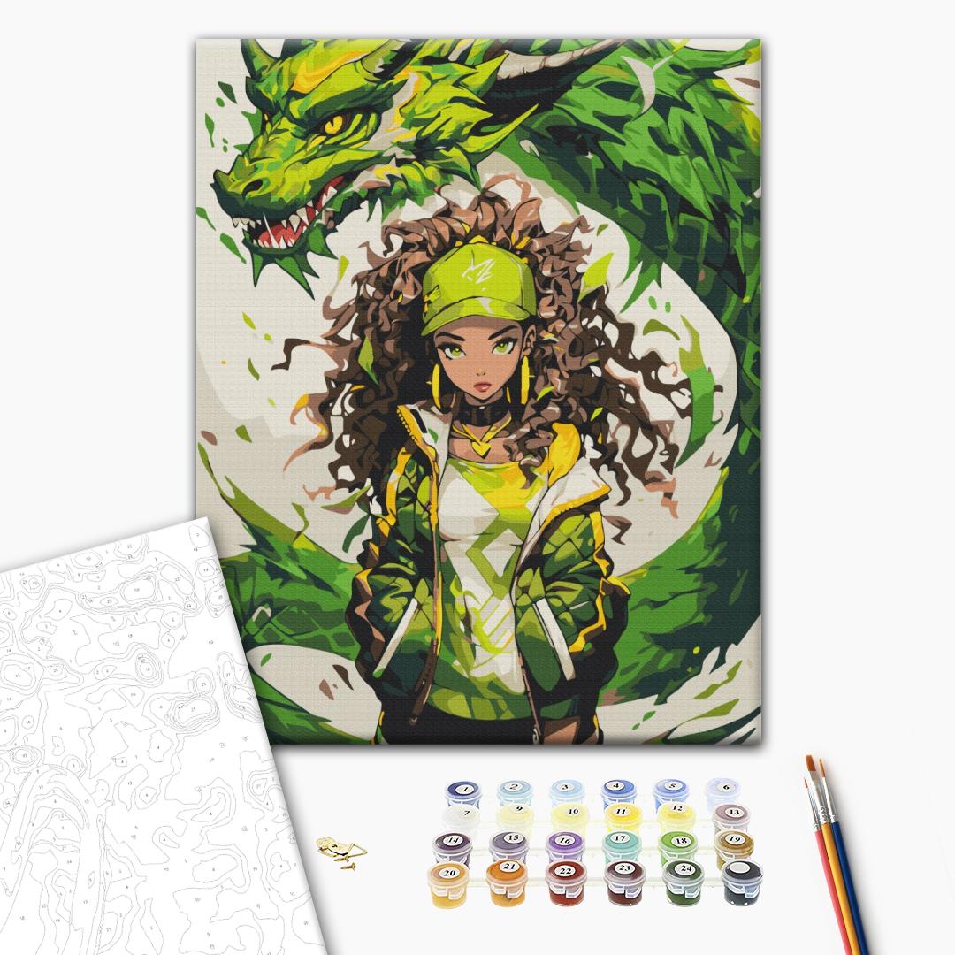 Painting by numbers Dragon amulet (BS53825)