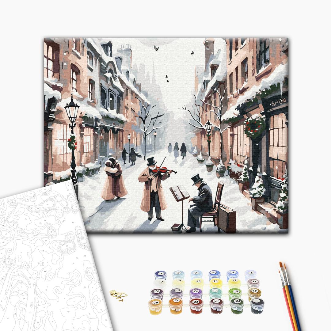 Painting by numbers Christmas melody (BS53840)