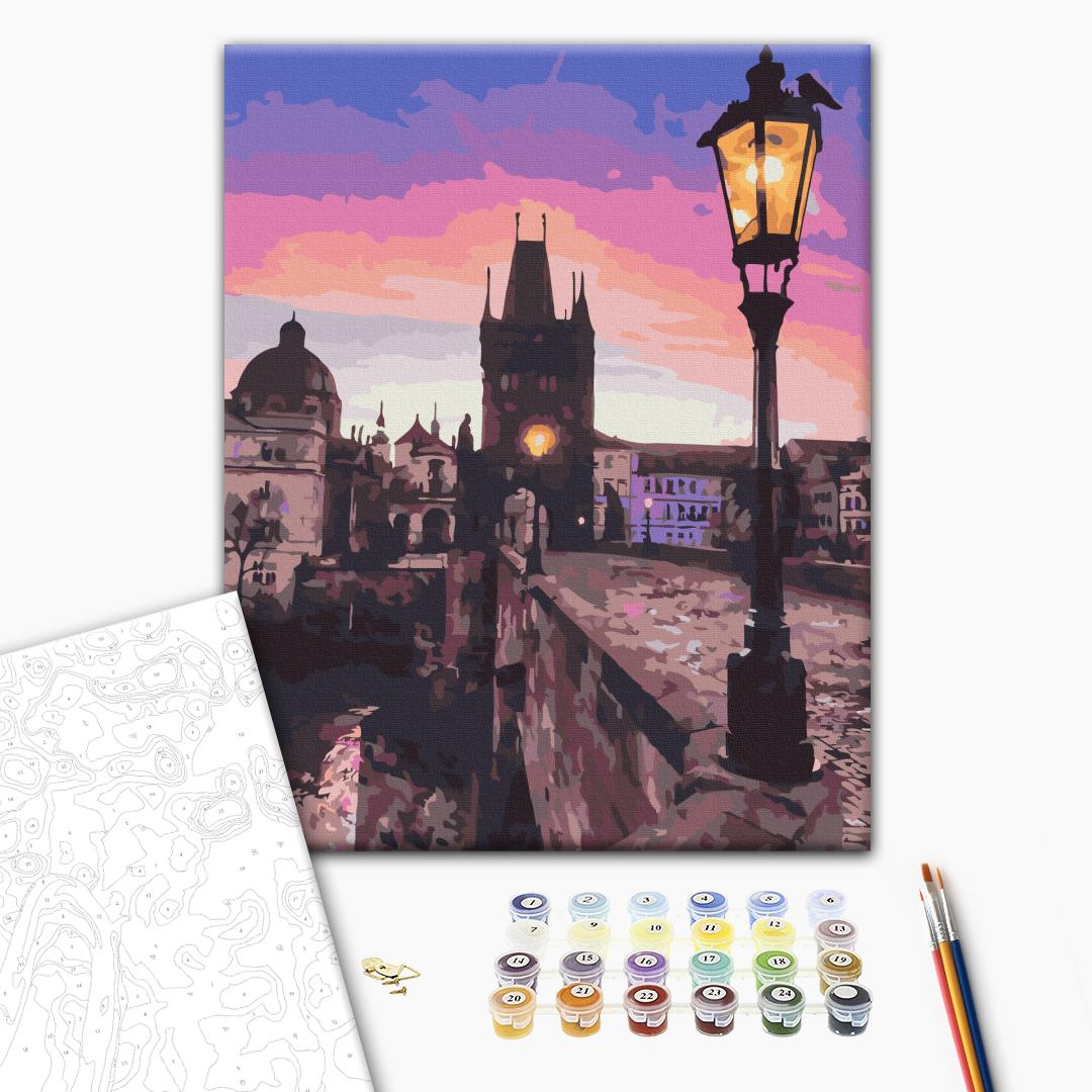 Painting by numbers The Charles Bridge (BS29708)