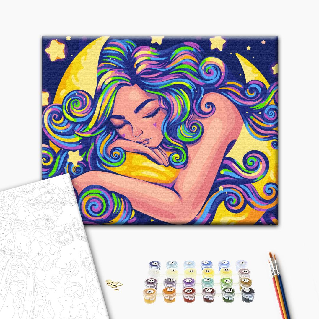 Painting by numbers Neon dream © Polina Skurykhina (BS53865)