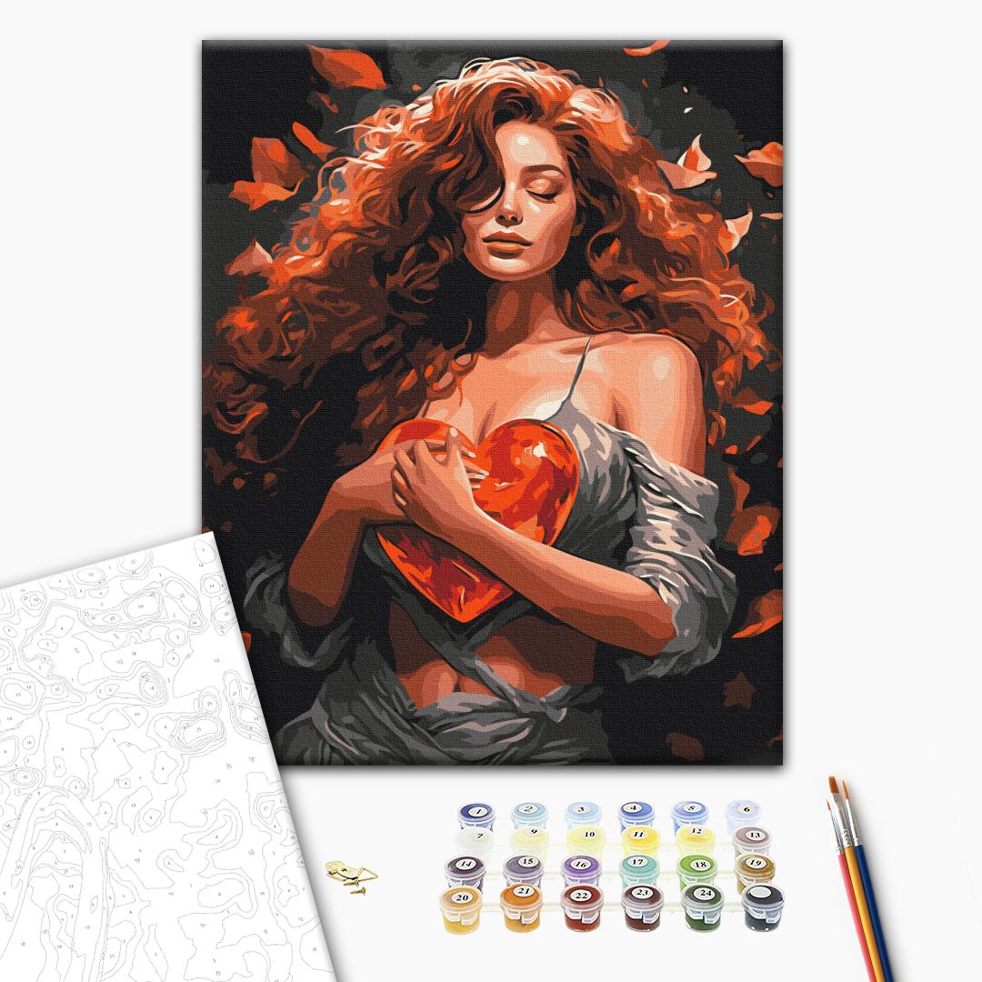 Painting by numbers Guardian of Love (BS53883)