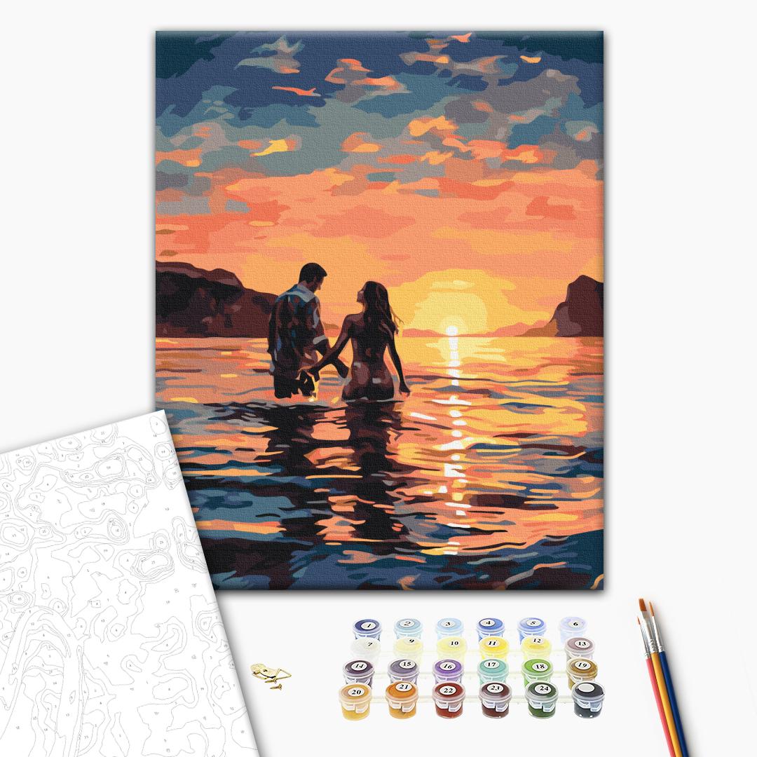 Painting by numbers Lovers at Dawn (BS53890)