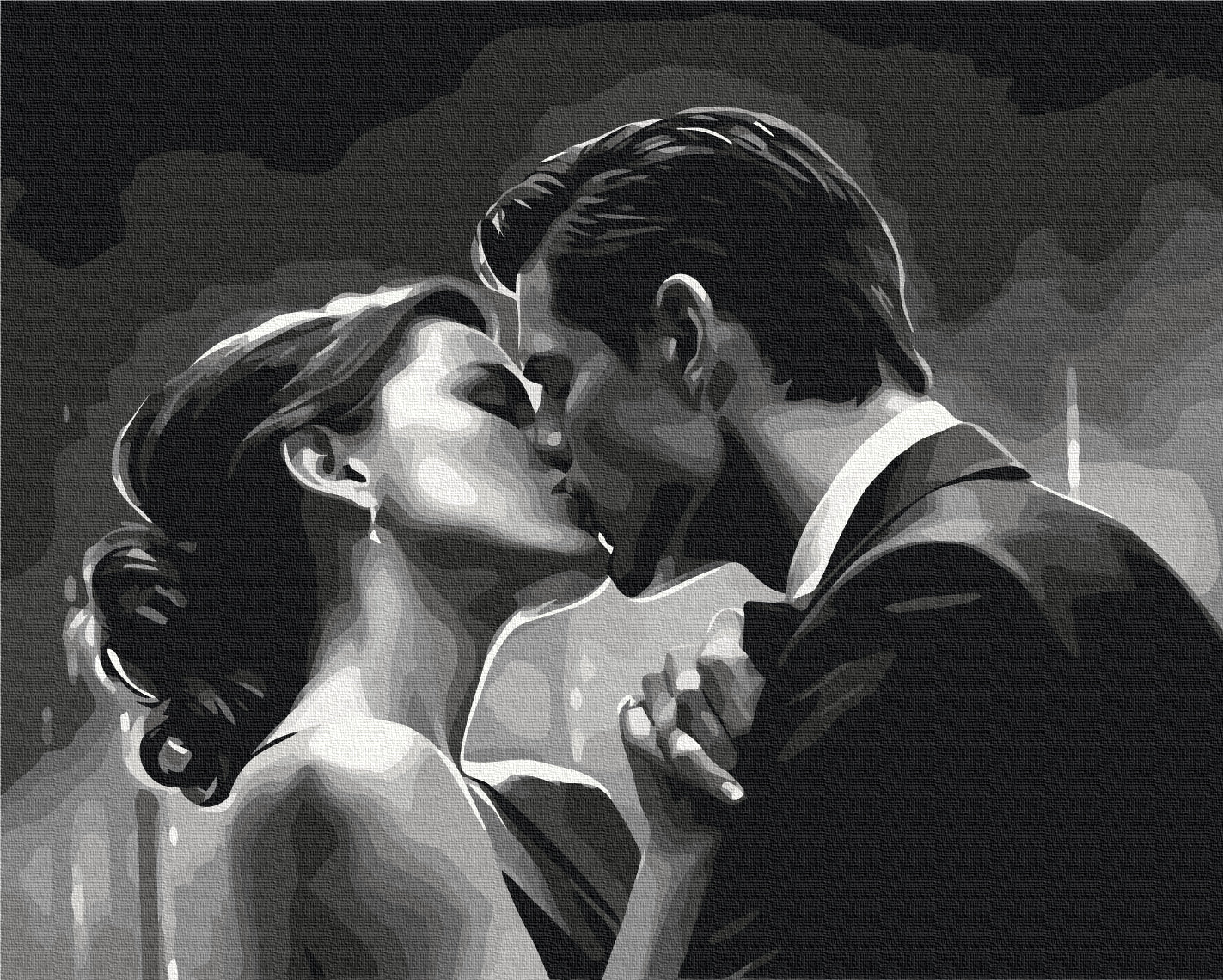 Painting by numbers Romantic noir (BS53892)
