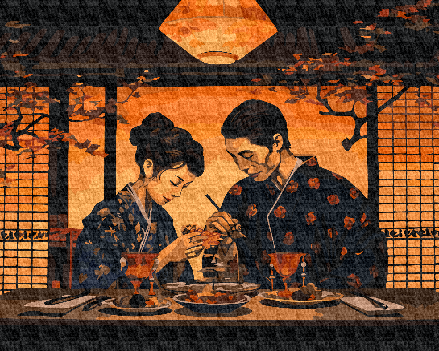 Painting by numbers Harmony of the East (BS53898)