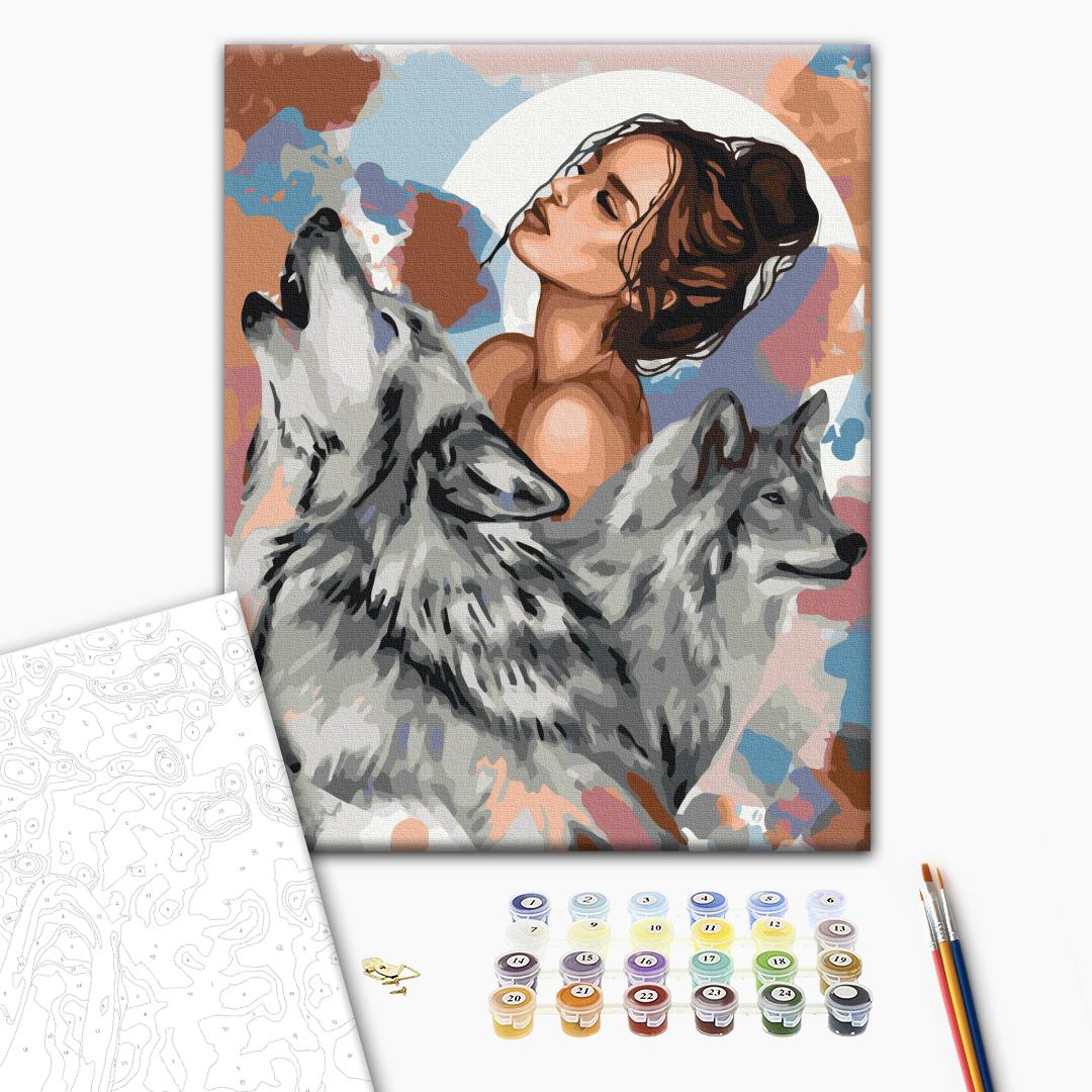 Painting by numbers She-wolves © Olga Bochulynska (BS53906)