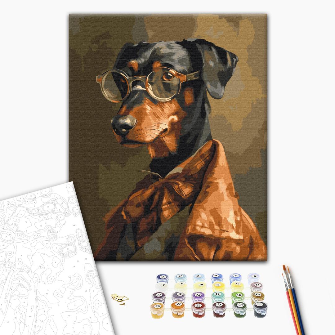 Painting by numbers A four-legged gentleman (BS53933)