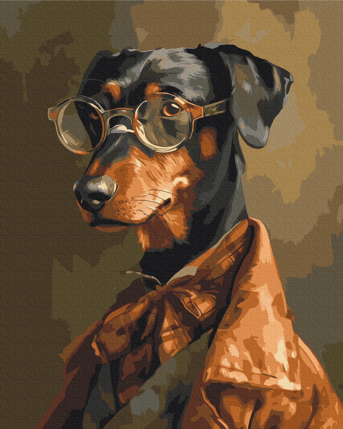 Painting by numbers A four-legged gentleman (BS53933)