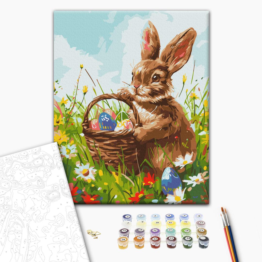 Painting by numbers Easter messenger (BS53931)
