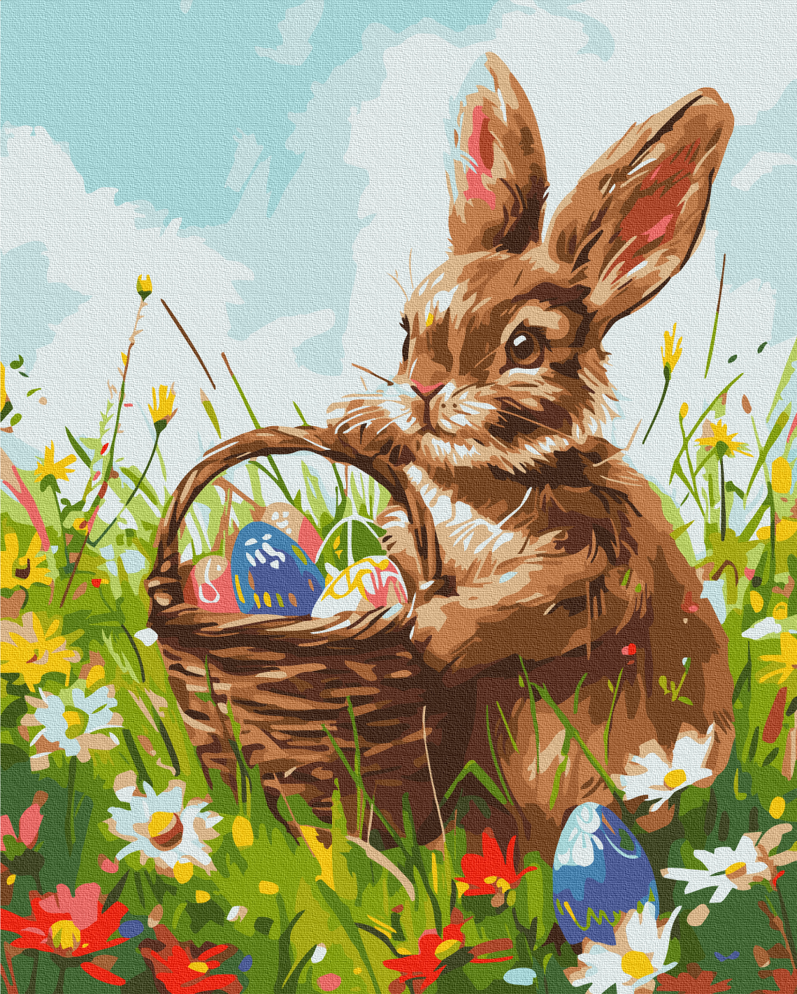 Painting by numbers Easter messenger (BS53931)