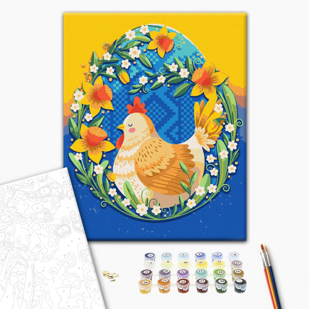 Painting by numbers Easter Happiness © Polina Skurykhina (BS53953)