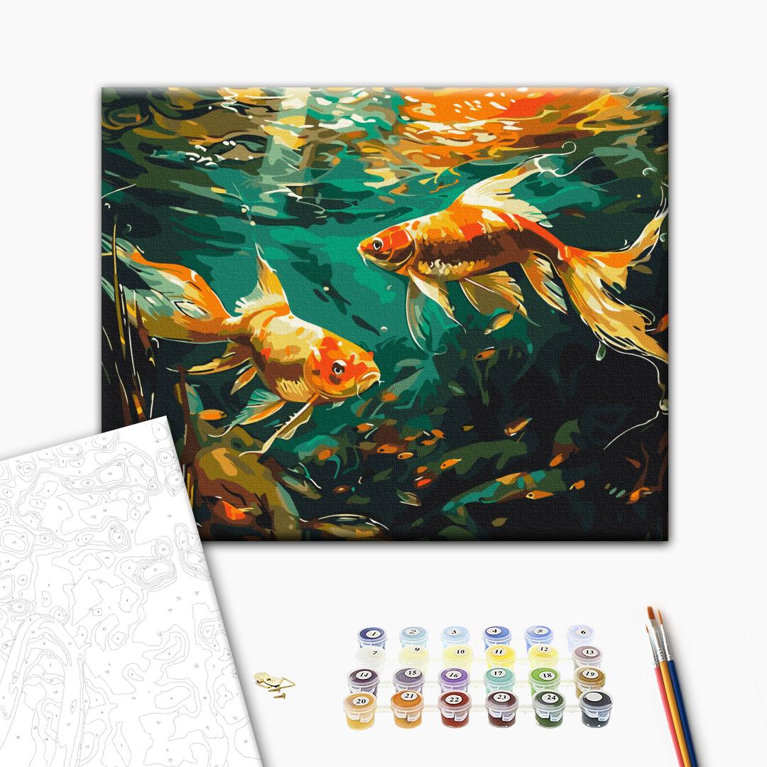 Painting by numbers Underwater waltz (BS53967)