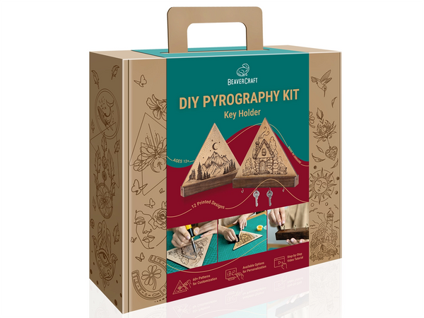 BerkeyCraft DIY Pyrography Kit packaging on a white background