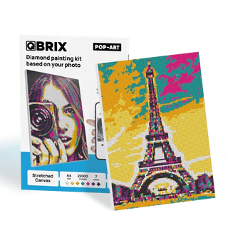 QBRIX A4 Pop-Art Personalised Diamond painting mosaic art