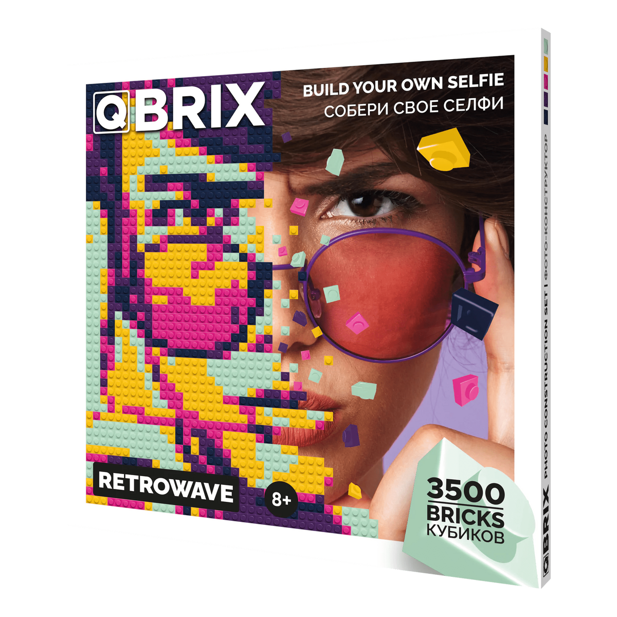 Mozabrick Qbrix RetroWave Photo Construction Set