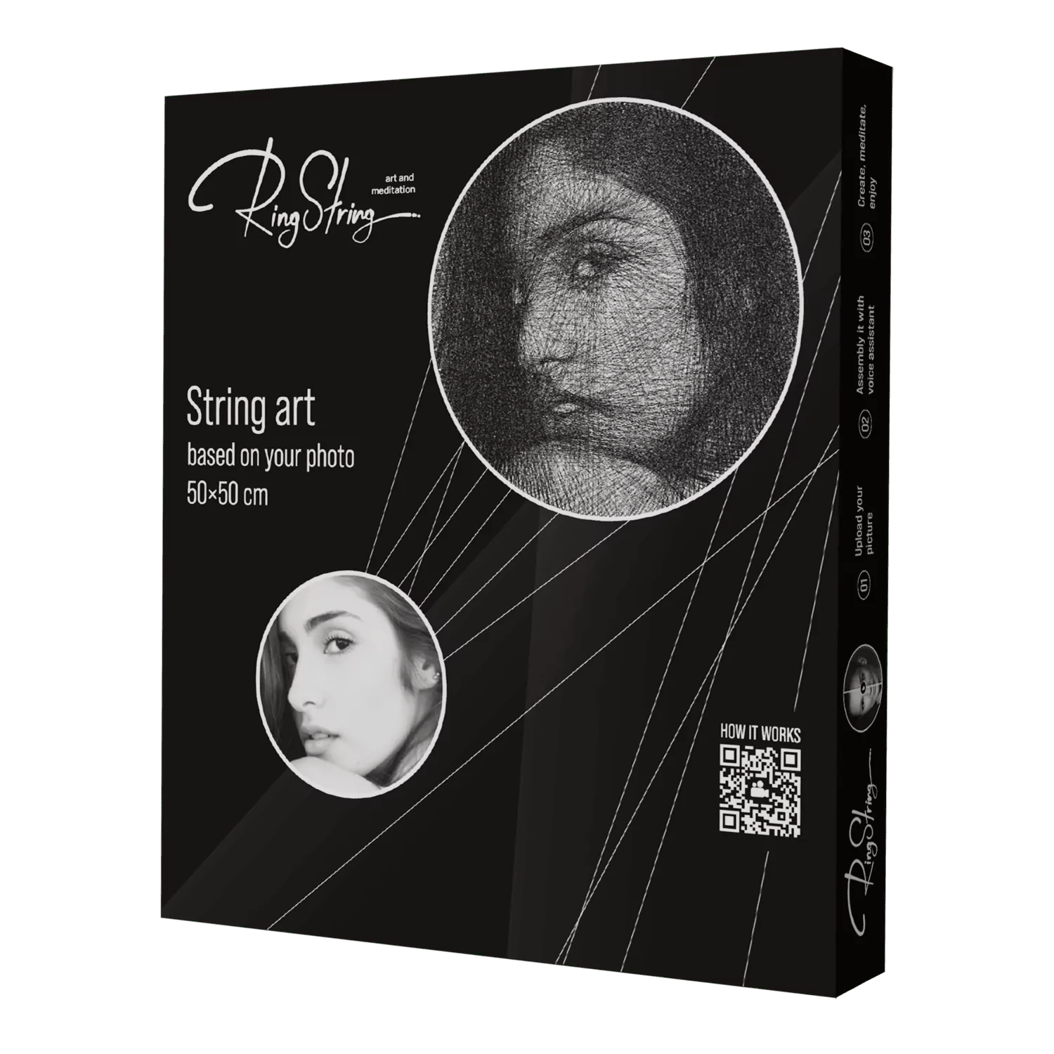RingString - Картина нитью из любой вашей фотографии, Стринг Арт