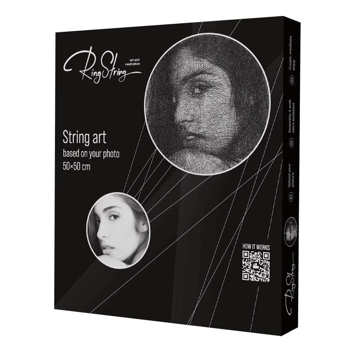 RingString - Siūlų paveikslas pagal jūsų nuotrauką